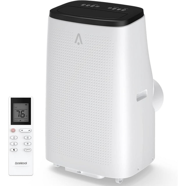 COZONY Portable Air Conditioner, 14000 BTU 3-in-1 Portable AC W/ Dehumidifier, 24H Timer,Window Exhaust Kit, Remote Control, Cools up to 550-750 Sq.Ft for Home, Office