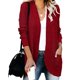 thumbnail image 1 of Cárdigan de otoño e invierno para mujer, estilo europeo y americano, con solapa curva, bolsillo grande, suéter tipo cárdigan, 1 of 6