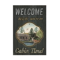 Trademark Fine Art Jean Plout Wilderness Lodge 18 Canvas Wall Art - 12x19