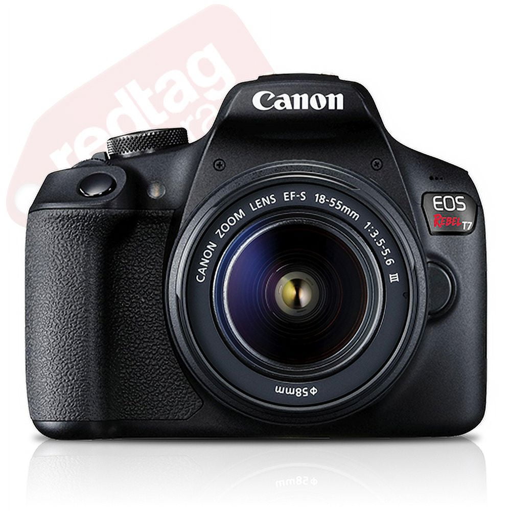 Canon EOS Rebel T7 24.1MP DSLR Camera with EF-S 18-55mm f/3.5-5.6 Lens - International Version