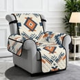 thumbnail image 2 of Yuyamidu Aztec Electric Recliner Chair Covers Retro Recliner Sofa Slipcovers with Pocket Washable Reclining Chair Cover Breathable Furniture Protector Gift for Friends, 2 of 7