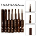 thumbnail image 6 of Hexagon Screwdriver Bit Quick Change Driver Power Drill Length 50Mm H4, 6 of 6