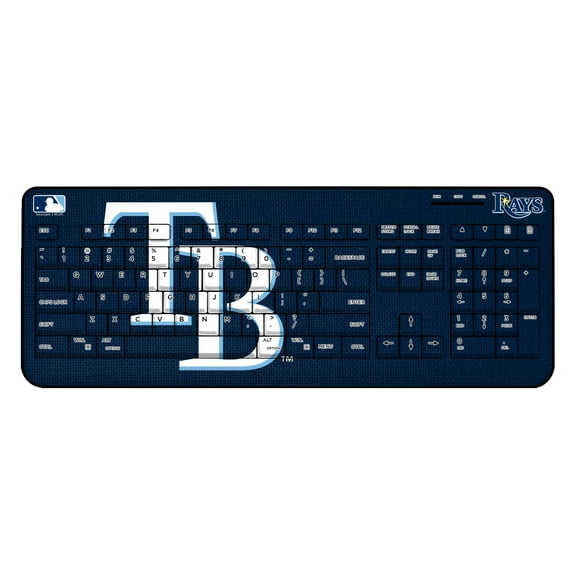 Tampa Bay Rays Team Logo Wireless Keyboard