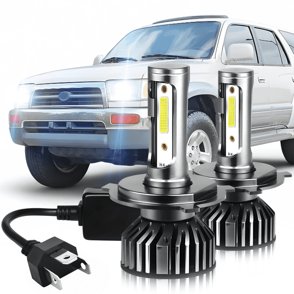 For Toyota 4Runner 1996 1997 1998 1999 2000 2001 2002 LED Headlight Bulbs 9003 H4 High and Low Beam 2pcs