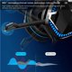 thumbnail image 2 of Auriculares Con Cable Usb De 3,5 Mm Con Luz Azul Y Diadema Ajustable Con Micrófono Omnidireccional Giratorio matsuzay EL013450-00, 2 of 5