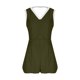 thumbnail image 5 of TaTaai Women's Short Sleeveless Jumpsuit Racerback Romper Stretch Casual One Piece with Side Pockets Wide Leg Design for Sports and Casual Outings Gift, 5 of 7