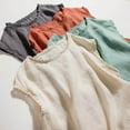 thumbnail image 3 of Giftesty Tank Tops for Women Clearance Women's Loose Casual Solid Color Versatile Cotton and Linen, 3 of 3