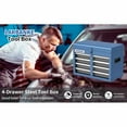 thumbnail image 2 of Portable 4 Drawer & Top Storage Tray Tool Box,Metal Tool Box,Hand Carry Tool Cases for Tools Storage,for Garage,Home or Workbench, 2 of 4