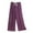 Purple, variant on Juslio Womens Linen Pants Casual Loose Elastic Waist Linen High Waist Wide Leg Pants Free Size