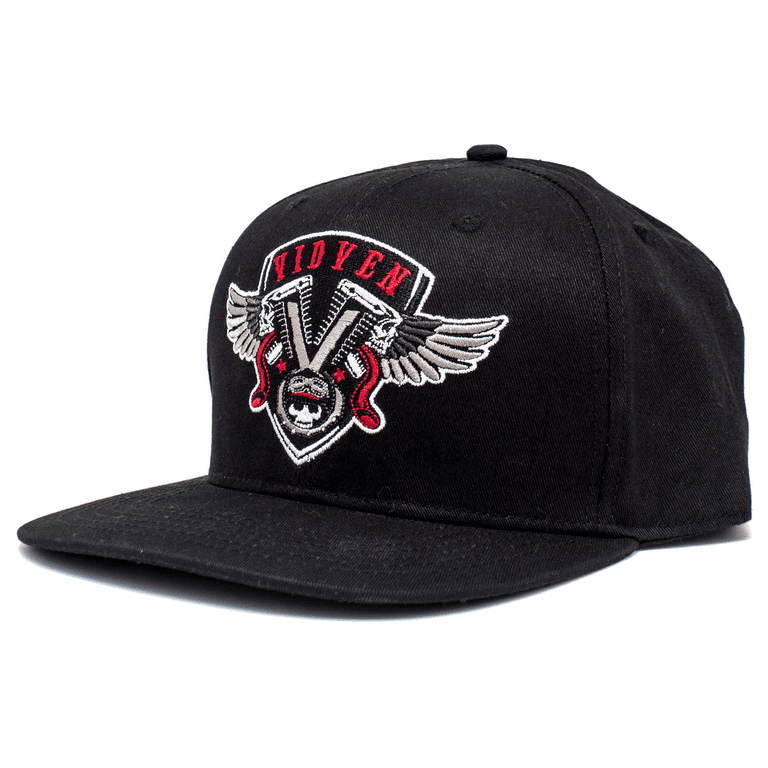 DASTI Black Hats for Men Baseball Cap Trucker Skull Biker Style Fishing  Golf Hat 