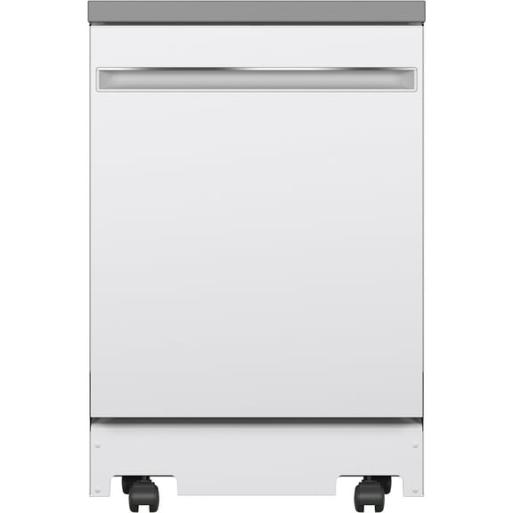 GE Lave-Vaisselle Portable 24 Pouces Blanc - GPT225SGLWW