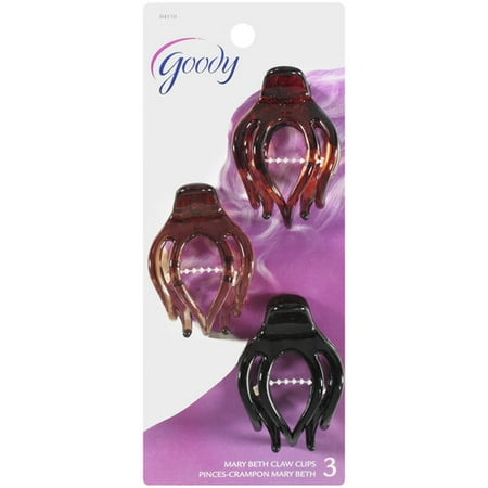 Goody Spindle Claw Clips, 3 Pack
