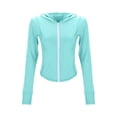 thumbnail image 6 of Women's Athletic Jackets Workout Jacket Full Zip Up Running Gym Yoga Sports Tops With Pockets Fall Sweaters Women Windbreaker for Women Workout Windbreaker Women Womens plus Size Coats Womens, 6 of 8