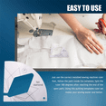 11PCS FreeMotion Quilting Template SetSewing Ruler & Clear Mark