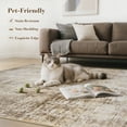 thumbnail image 5 of FEELHOME 5'x7' Area Rug Machine Washable Vintage Distressed Abstract Rug Non Slip Soft Carpet for Living Room Bedroom Dining Room Office Brown, 5 of 8