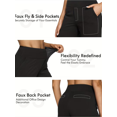 thumbnail image 6 of Pack of 3 Women's Comfort Fit Plush Straight Leg Pants - Casual & Cozy, Stylish & Versatile, Perfect for Fall/Winter Layering, Loungewear, Winter Casual Pants for Women, 6 of 10