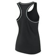 thumbnail image 3 of Women's Fanatics Black Milwaukee Bucks Wordmark Logo Racerback Tank Top, 3 of 3