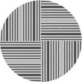 thumbnail image 1 of Ahgly Company Indoor Round Patterned Ash Gray Area Rugs, 3' Round, 1 of 6