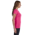thumbnail image 2 of Bella + Canvas Ladies' Stretch Rib Short-Sleeve V-Neck T-Shirt, 2 of 3