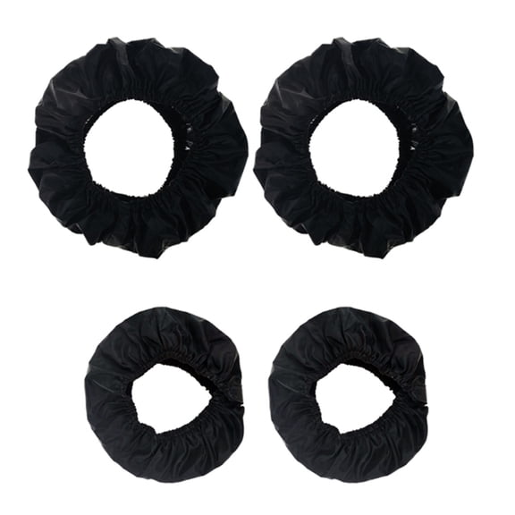 4Pcs Baby Strollers Wheel Covers Dustproof Wheelchair Tire Protectors Pushchair Pram Wheel Protections Case Oxford Cloth