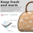 thumbnail image 3 of Artistic Lunch Box for Women&nbsp;- Insulated Reusable Cooler with Tribal Designs, Perfect for Workplace & Student Bento, 3 of 4