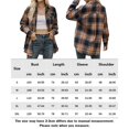 thumbnail image 3 of Ladies Autumn Blouses Lapel Collar Shirt Blouses with Pocket V Neck Daily Outfit, 3 of 7