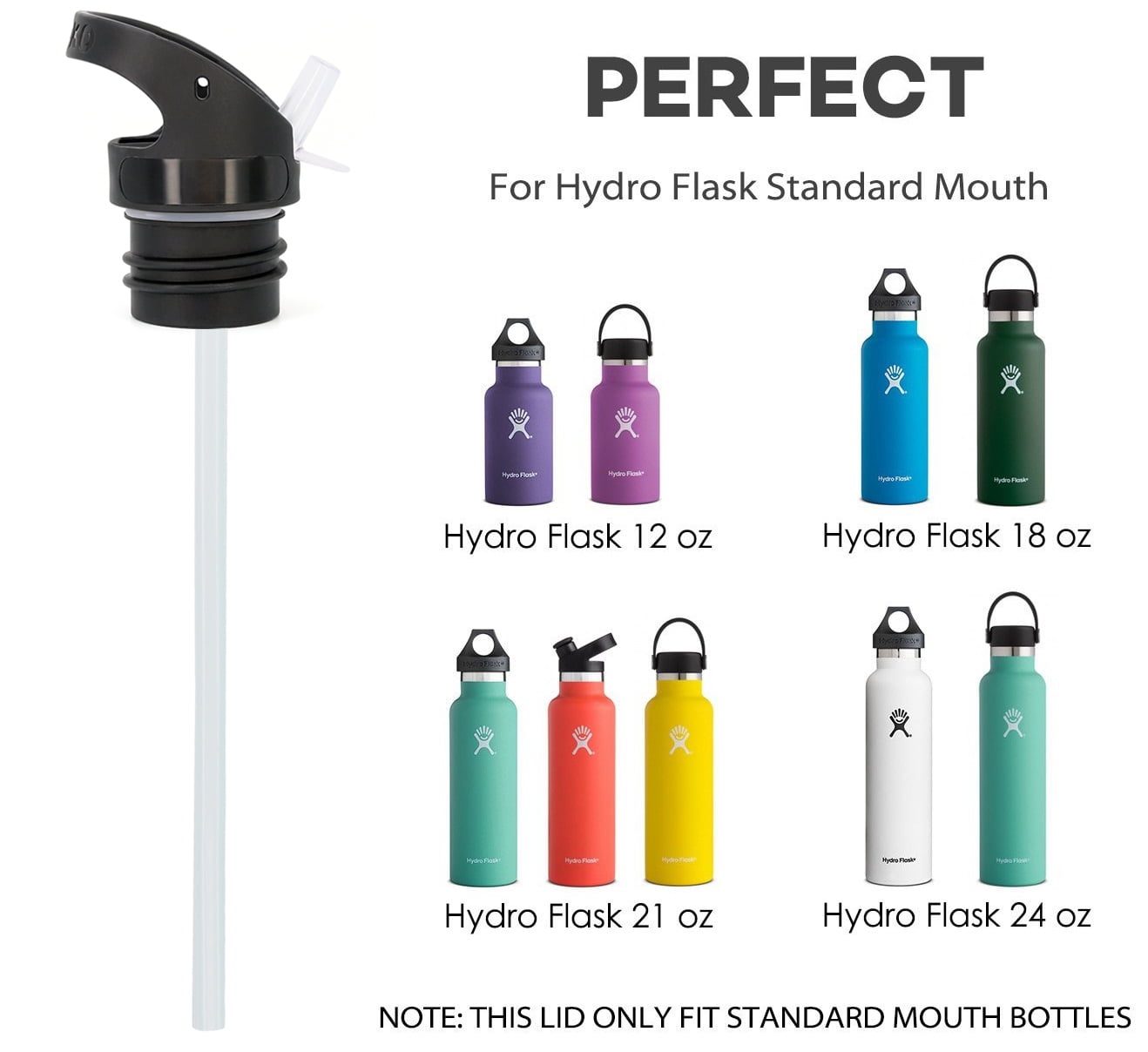 24 ounce hydro flask with straw