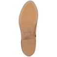 thumbnail image 4 of SUN STONE Womens Brown Buckle Accent Saandis Almond Toe Stacked Heel Zip-Up Booties 9.5 M, 4 of 4