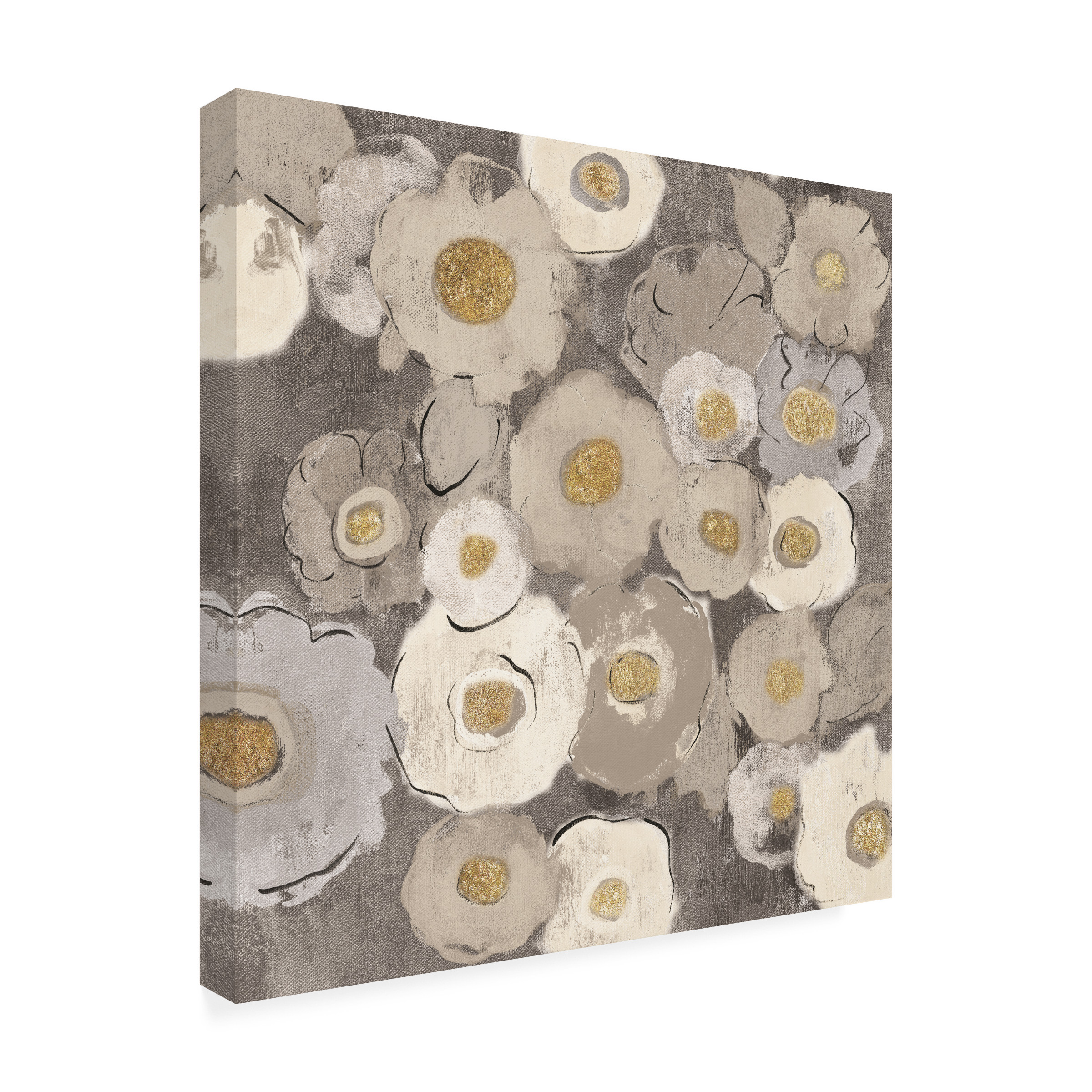 Trademark Fine Art 'Bohemian Bouquet II Neutral' Canvas Art by Silvia Vassileva