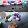 thumbnail image 2 of Colorful Balloons Car Ornaments Cute Mini Cartoon Car Creative Ornaments Decorations Car Accessories For Girls Dashboard, 2 of 7