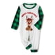 thumbnail image 3 of Conjunto de pijama navideño a juego para toda la familia de Fiomva, pijama navideño con diseño de árbol de Papá Noel para parejas y niños., 3 of 8