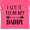 thumbnail image 4 of Inktastic I Got It from My Daddy Boys or Girls Toddler T-Shirt, 4 of 5