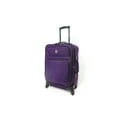 thumbnail image 4 of Protege 25 in 3 Piece Softside Spinner Luggage, Purple, 4 of 7
