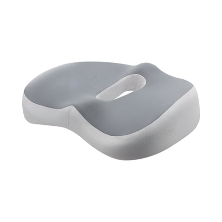 LAMIRO Orthopedic Car Seat Cushions for Short People, Car Seat Cushion Pad for Front Seats Driving Back and Butt Pain, Gray