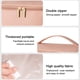 thumbnail image 3 of Bolsa de cosméticos portátil, gran capacidad, doble cremallera, bolsa de lavado multifunción, bolsa de almacenamiento de viaje portátil, 3 of 6
