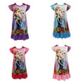 Little Girls Princess nightdress sleepwear Elsa Nightgown Toddler