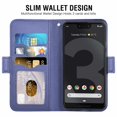 thumbnail image 2 of Mobile Phone Cover Pixel 3xl 3 Card Slots Bag Leather Protective Cover with Magnetic Closure Blue, 2 of 7