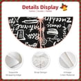 thumbnail image 3 of Disketp Pasta Bacon Christmas Tree Skirt, Christmas Tree Decorations, Christmas Decor, Tree Mat Decoration(30-48IN)-36", 3 of 6