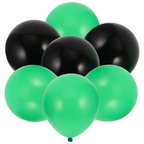 30pcs Green Black Latex Balloons 10 Inch Wedding Party Birthday Decoration Balloons