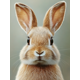 thumbnail image 1 of Qisvanset Framed Canvas Wall Art 12x16 Inch Earth Tone Bunny Botanical Kids Nursery Print Art, 1 of 5