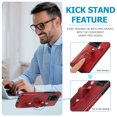 thumbnail image 6 of for Samsung Galaxy S20 Ultra Case, Lightweight Premium PU Leather Galaxy S20 Ultra Wallet Case with Card Holders Protective Case for Samsung Galaxy S20 Ultra Adjustable Stand,Red, 6 of 7