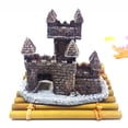 thumbnail image 6 of SPRING PARK Resin Imitation House Ruins Castle Aquarium Ornament Fish Tank Decor DIY Craft, 6 of 7