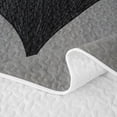 thumbnail image 5 of Homewish Halloween Bat Twin Quilt Set, Gothic Animal Twin Coverlet Set, Gray Black, 2-Piece 1 Bedspread and 1 Pillowcase, 5 of 7