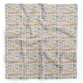 thumbnail image 1 of Bimba White Multi Bow & Dots Pure Silk Printed Head Bandanas Summer Neck Wrap Scarf 40 x 80 Inches, 1 of 6