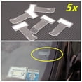thumbnail image 4 of Scienceny 5PCS Stick On Ticket de Estacionamiento Clip de Parabrisas Abrazadera Pantalla de Pago Permiso de Parabrisas Multas Titular de Notas Kits de molduras para tableros de automóviles, 4 of 6