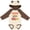 Natural & Brown w Ears, variant on Inktastic Labrador Retriever Loved By A Boys or Girls Long Sleeve Baby Bodysuit