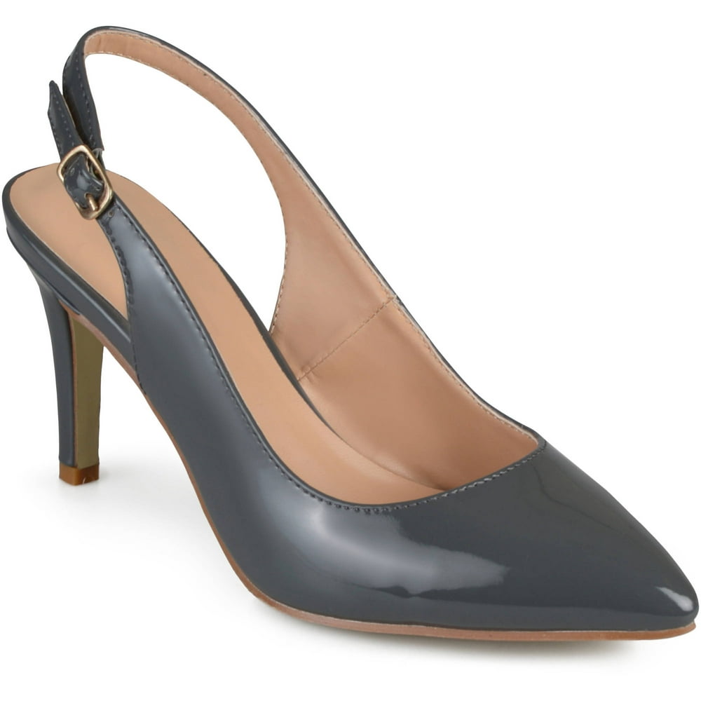 Brinley Co. - Women's Slingback Almond Toe Pumps - Walmart.com ...