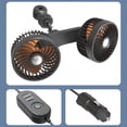thumbnail image 2 of Enfriador de cuello para automóvil Ventilador potente de doble cabeza para automóvil silencioso para vehículo SUV (12V / 24V) Sywqhk Accesorios para autos y motos, 2 of 8