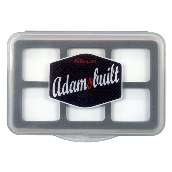 Adamsbuilt Fly Box, Super Slim - 6 Magnetic Compartments XS