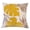 Mustard, variant on Keilani Mint Graphic Polyester 20 in. x 20 in. Throw Pillow